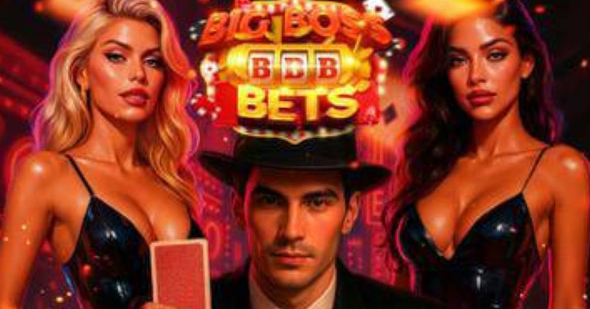 Main promotional banner for BigBossBet platform